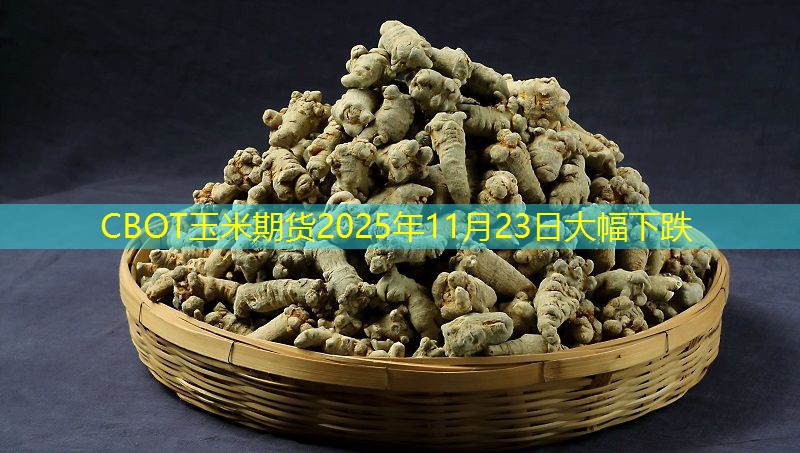 CBOT玉米期货2025年11月23日大幅下跌