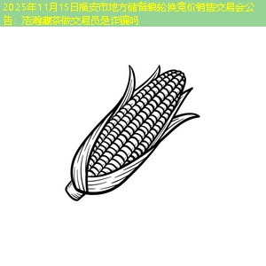 2025年11月15日福安市地方储备粮轮换竞价销售交易会公告