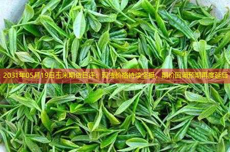 2031年05月19日玉米期货日评：现货价格持续坚挺，期价回调预期再度延后