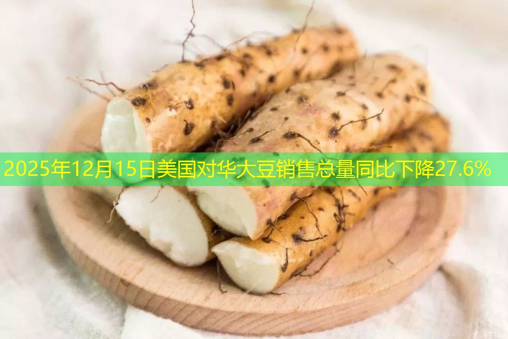 2025年12月15日美国对华大豆销售总量同比下降27.6%