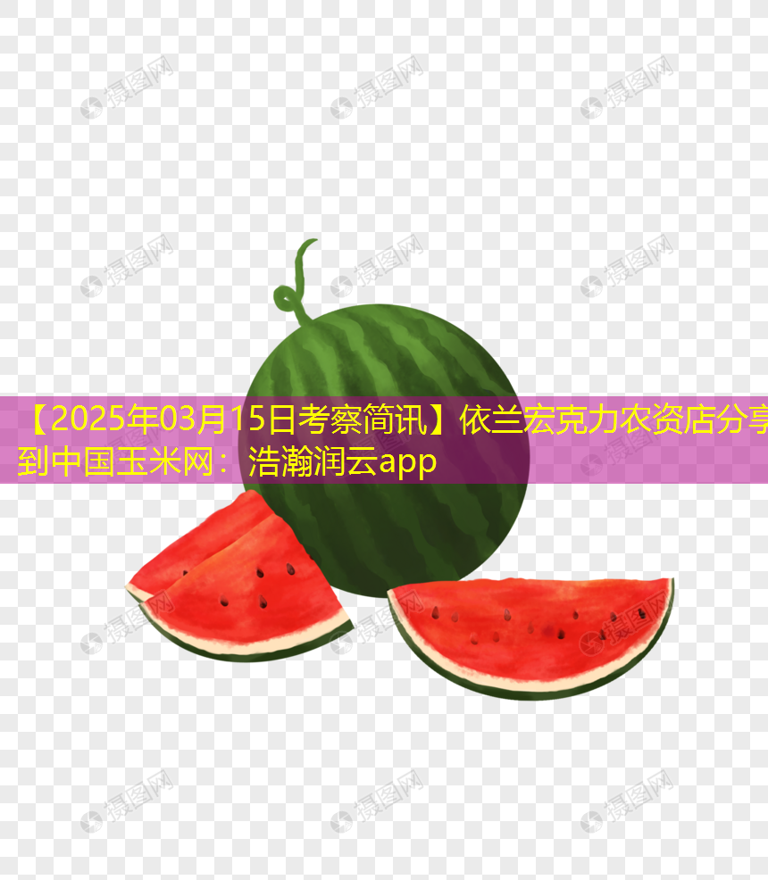 【2025年03月15日考察简讯】依兰宏克力农资店分享到中国玉米网：浩瀚润云app