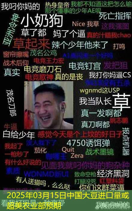 2025年03月15日中国大豆进口量或超美农业部预期