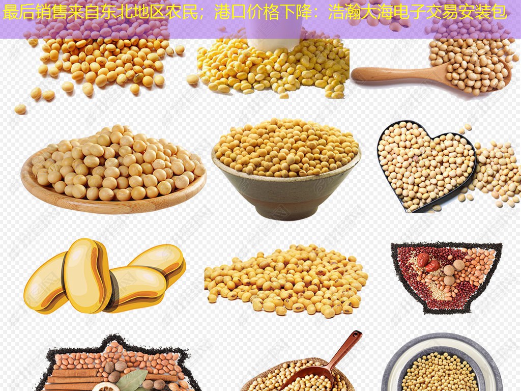 最后销售来自东北地区农民；港口价格下降：浩瀚大海电子交易安装包