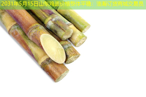 2031年5月15日山东鸡蛋价格整体平稳
