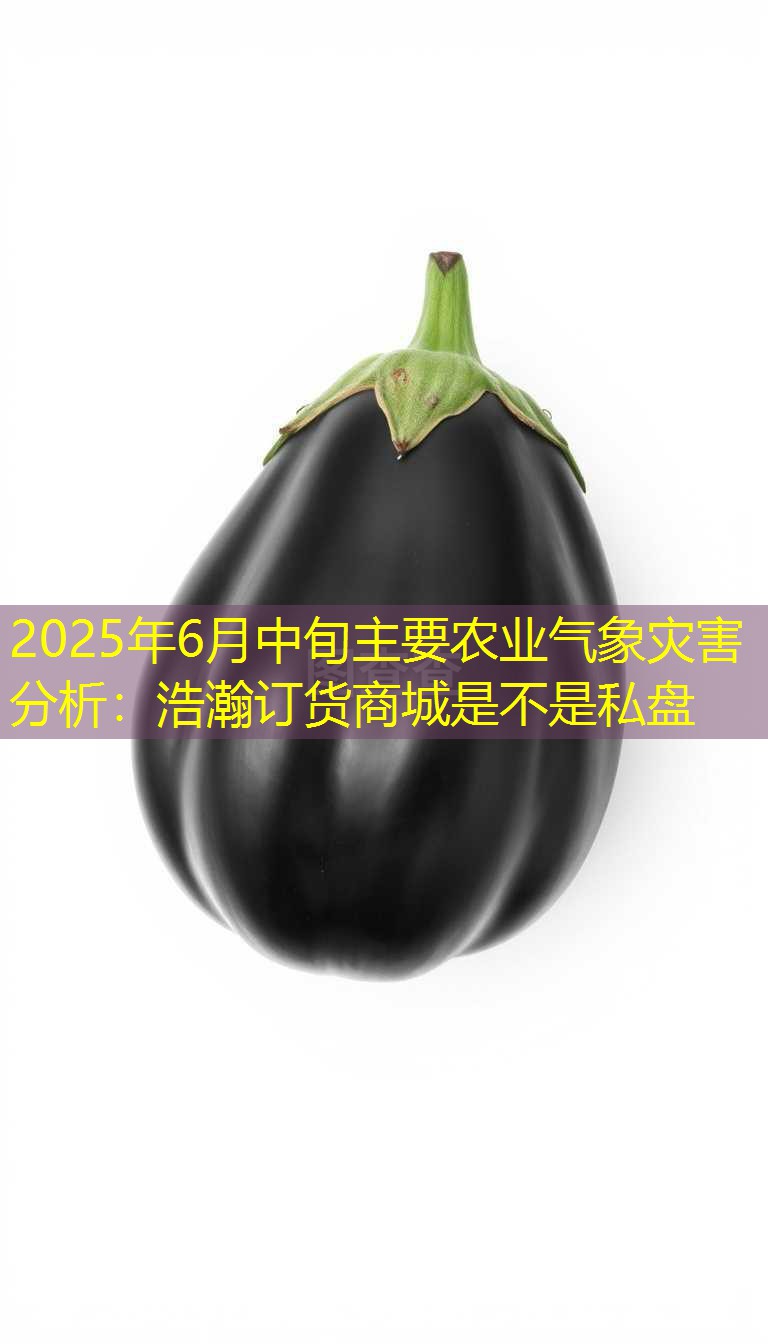 2025年6月中旬主要农业气象灾害分析：浩瀚订货商城是不是私盘
