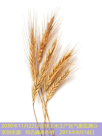 2030年11月22日全球玉米主产区气象监测分享到来源：综合媒体作者：2015年9月18日